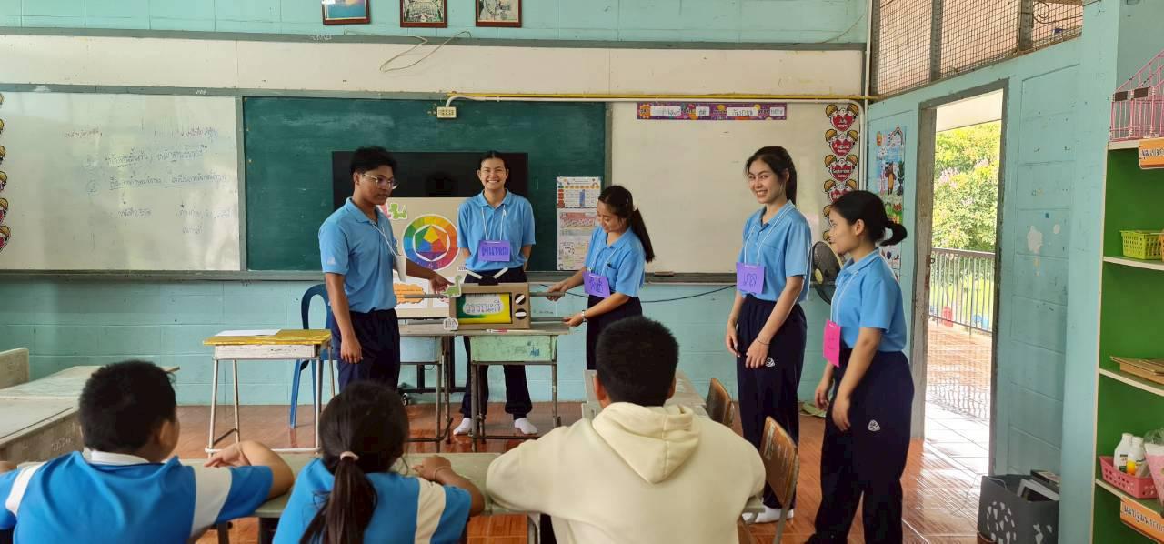 54. ค่ายศิลปะบูรณาการกับสาระการเรียนรู้สำหรับนักเรียนระดับประถมศึกษา ณ โรงเรียนบ้านโนนม่วง